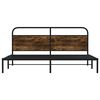 vidaXL Metallbett ohne Matratze R&auml;uchereiche 200x200 cm