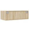 vidaXL TV-Schrank mit LED-Leuchten Sonoma-Eiche 75x35,5x25 cm