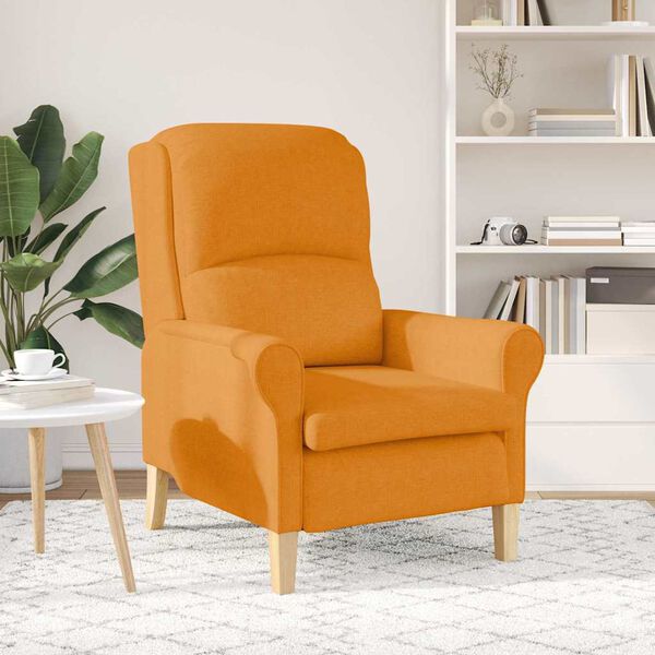vidaXL Sessel Dunkelgelb 76 x 94 x 102 cm Stoff