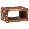 vidaXL Nachttisch 2 pcs Braun Massives upgecyceltes Holz