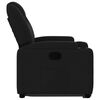 vidaXL Relaxsessel mit Aufstehhilfe Schwarz Stoff