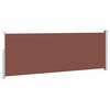 vidaXL Ausziehbare Seitenmarkise 160x500 cm Braun