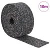 vidaXL Gummi-Granulat-Rolle Schwarz 1000 x 8 x 0,8 cm Gummi