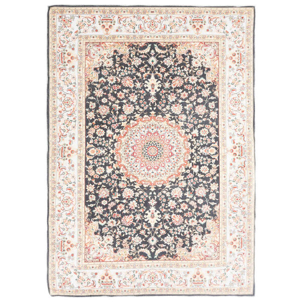 vidaXL Teppich Bedruckt Waschbar Faltbar Bunt 140x200 cm Polyester