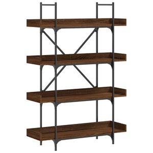 vidaXL Bookcase 4 Ebenen Medium Brown Oak