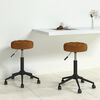 vidaXL Essst&uuml;hle 2 Stk. Drehbar Braun Samt