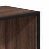 vidaXL B&uuml;cherschrank Braun Eichen-Optik 80,5x35x76 cm Holzwerkstoff