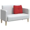 vidaXL R&uuml;cken Kissen Rot 60 x 24 x 50 cm Stoff