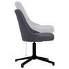 vidaXL Esszimmerst&uuml;hle 6 Stk. Drehbar Dunkelgrau Stoff