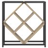 vidaXL Weinregal Sonoma-Eiche 51 x 18 x 52,5 cm Holzwerkstoff