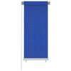 vidaXL Au&szlig;enrollo 65 (B) x 140 (H) cm Blau HDPE