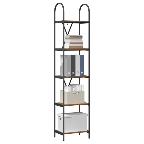 vidaXL B&uuml;cherregal Altholz 40 x 30 x 183 cm Holzwerkstoff