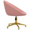 vidaXL Esszimmerst&uuml;hle 2 Stk. Rosa Samt