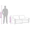 vidaXL 2-Sitzer-Sofa Gelb 140 cm Samt