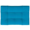 vidaXL Palettenkissen Blau 120x80x12 cm Stoff