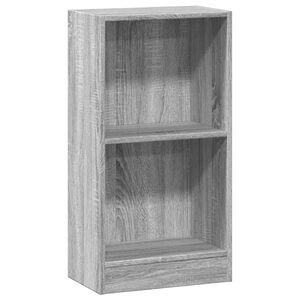 vidaXL B&uuml;cherregal Grau Sonoma 40x24x76 cm Holzwerkstoff