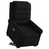 vidaXL Relaxsessel mit Aufstehhilfe Schwarz Stoff