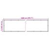 vidaXL Balkon-Sichtschutz Creme 1000x75 cm PVC