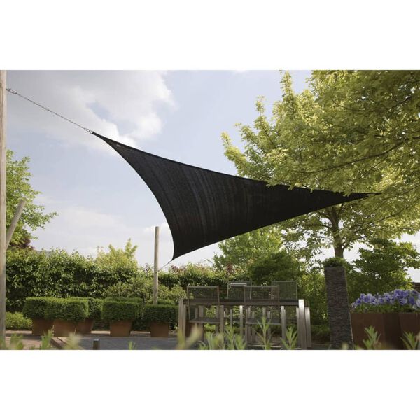 Bo-Camp Sonnensegel Dreieck Anthrazit 3,6&times;3,6&times;3,6 m 4471441