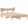 vidaXL Massivholzbett ohne Matratze 135x190 cm Kiefernholz