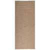 vidaXL Innen- und Au&szlig;enteppich AGIRA Natur 150 x 80 cm Polyester