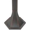 vidaXL Garten-Pollerleuchte 6 Stk. E27 110 cm Aluminium Bronzefarben