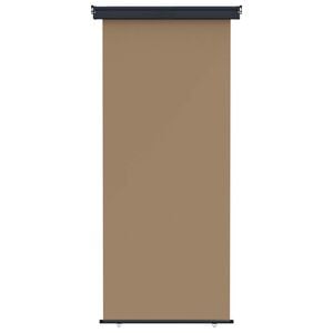 vidaXL Balkon Seitenmarkise 60 x 250 cm 100% Polyester Eisen Stahl