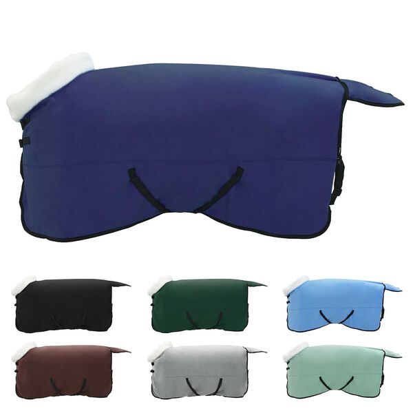 vidaXL Pferdedecke Marineblau 155 cm Polarfleece