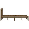 vidaXL Massivholzbett Honigbraun Kiefer 200x200 cm