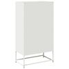 vidaXL Highboard Wei&szlig; 68x39x123 cm Stahl