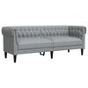 vidaXL Sofa Hellgrau 201,5 x 74,5 x 74,5 cm Polyester