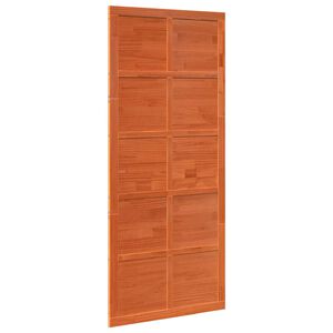 vidaXL Scheunent&uuml;r 90 x 2,5 x 208 cm Massives Kiefernholz Wachsbraun