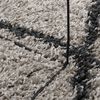 vidaXL Shaggy-Teppich PAMPLONA Hochflor Modern Beige Anthrazit &Oslash; 80 cm