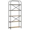 vidaXL B&uuml;cherregal Artisan-Eiche 80 x 30 x 183 cm Holzwerkstoff