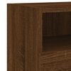 vidaXL TV-Wandschrank Braun Eiche-Optik 60x30x30 cm Holzwerkstoff