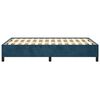 vidaXL Bettgestell ohne Matratze Dunkelblau 120x190 cm Samt