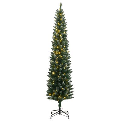 vidaXL Künstlicher Weihnachtsbaum Schlank 150 LEDs 120 cm