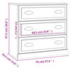 vidaXL Sideboard R&auml;uchereiche 70x35,5x67,5 cm Holzwerkstoff