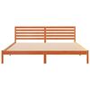 vidaXL Bettrahmen Wachsbraun 180 x 220 cm Massives Kiefernholz