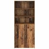 vidaXL Highboard Altholz 80 x 42,5 x 185 cm Holzwerkstoff