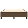 vidaXL Boxspringbettgestell Dunkelbraun 140x200 cm Stoff