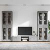 vidaXL TV-Schrankset mit Schubladen mit Regal Beton Grau Holzwerkstoff