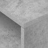 vidaXL Beistelltisch Beton Grau 40,5 x 40 x 45 cm Holzwerkstoff