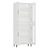 vidaXL Highboard Wei&szlig; 69,5x34x180 cm Holzwerkstoff