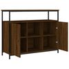 vidaXL Sideboard Braun Eichen-Optik 100x35x80 cm Holzwerkstoff
