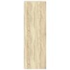 vidaXL Highboard Sonoma-Eiche 30x41x124 cm Holzwerkstoff
