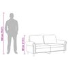 vidaXL 2-Sitzer-Sofa Dunkelgrau 140 cm Samt