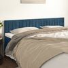 vidaXL Kopfteile 2 Stk. Dunkelblau 80x5x78/88 cm Samt