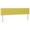 vidaXL Boxspringbett mit Matratze Gr&uuml;n 180x200 cm Stoff