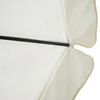 vidaXL Sonnenschirm Wei&szlig; Aluminium 500 cm